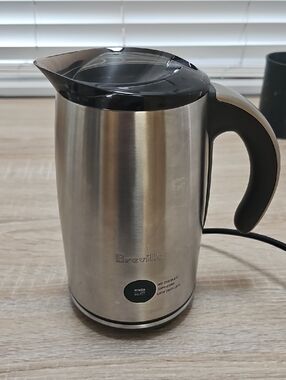 Breville Stainless Electric Milk Frother - Silver & Black